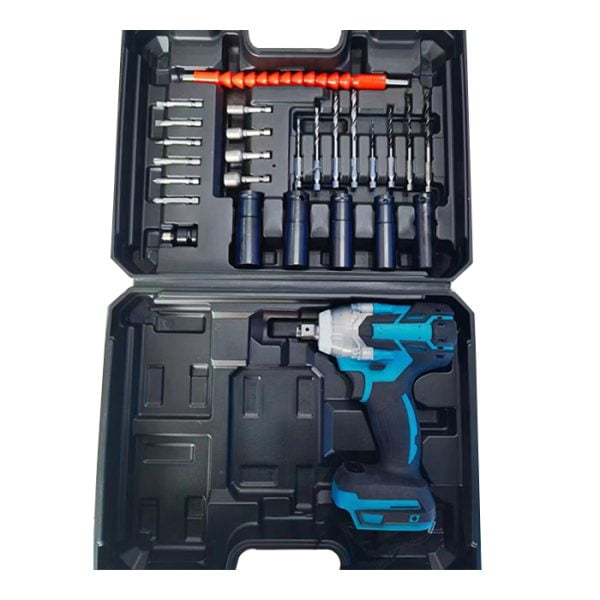 26PCS Power Tool Sets Cordless Drill Multi-Function Electric Screwdriver Set Power Drills Without Battery
