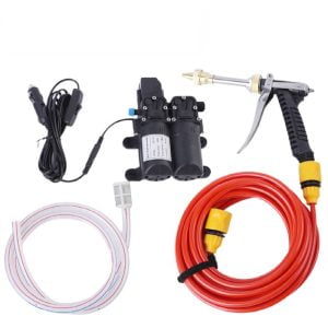 Best Price 120w Portable Car Washer High Pressure Car Wash Machine With Car Cigarette Lighter Adapter